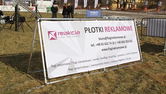 płotek reklamowy