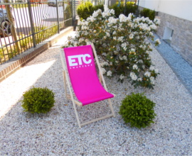 Leżak z nadrukiem ETC