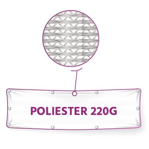 Banery Poliester 220g