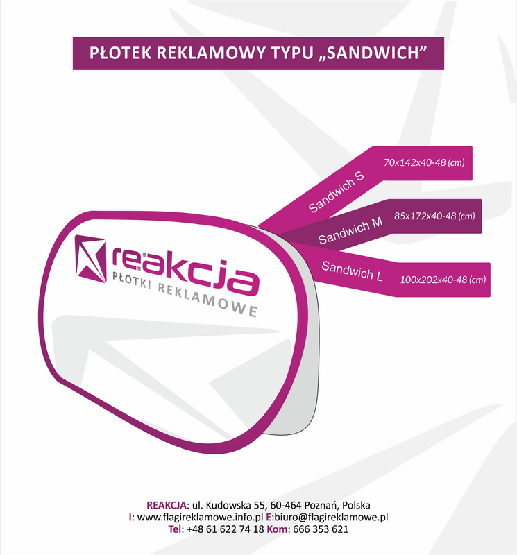 SANDWICH reklamowy