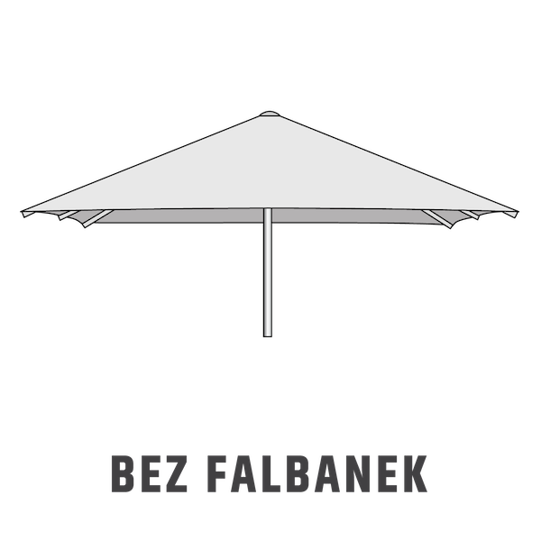 parasol barowy bez falbanek