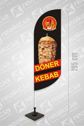 Projekty flag przenośnych kebab