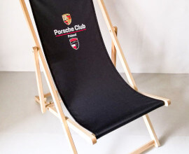 Leżak promocyjny Porsche Club