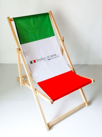 Leżak reklamowy dla firmy Trofeo di serie